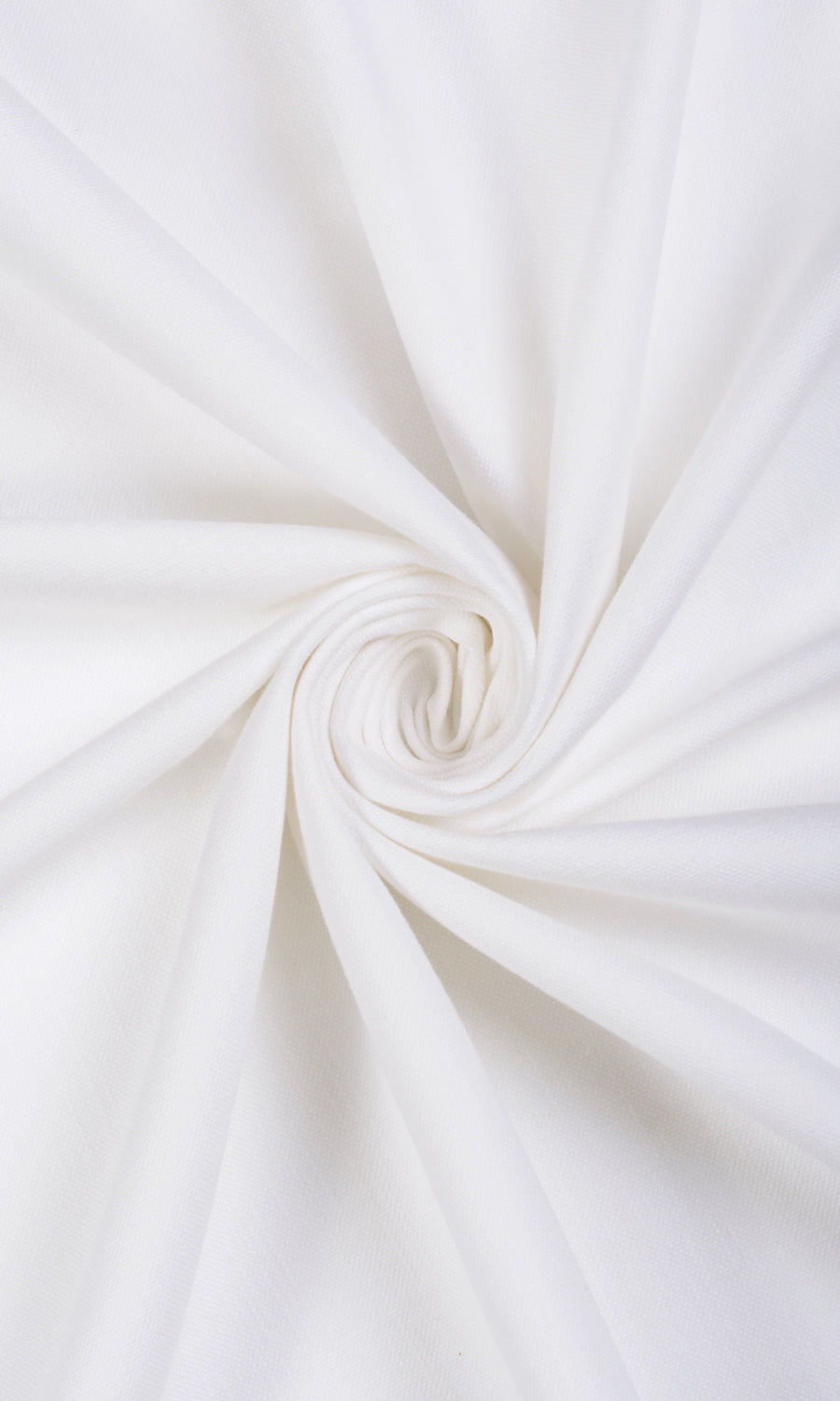 Solid Textured Home Décor Fabric By the Metre (White)
