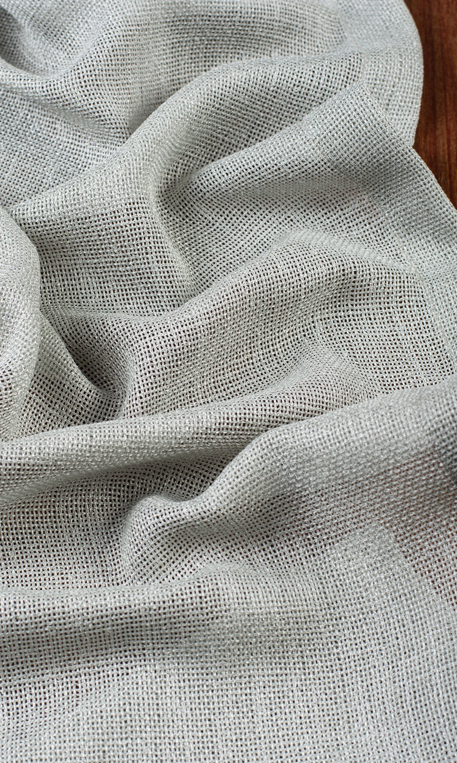 Textured Sheer Roman Blinds & Window Shades (Pewter Gray)