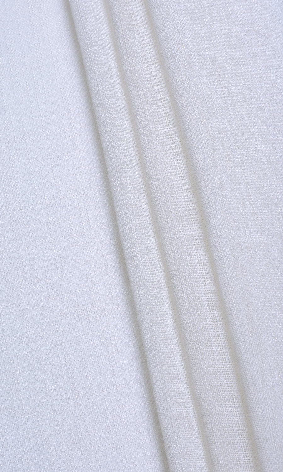Sheer Linen Roman Blinds & Window Shades (White/ Ivory)