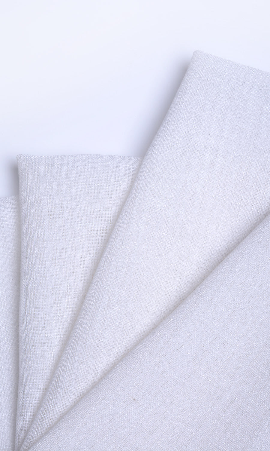 Sheer Linen Blinds (White/ Ivory) Extra Long Short Wide
