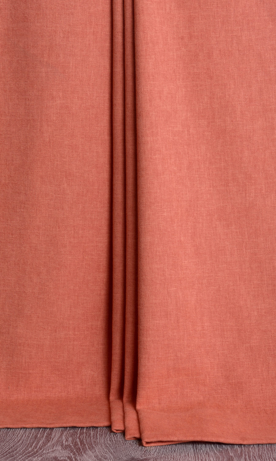Linen-Blend Home Textile Fabric Material By the Metre (Orange)