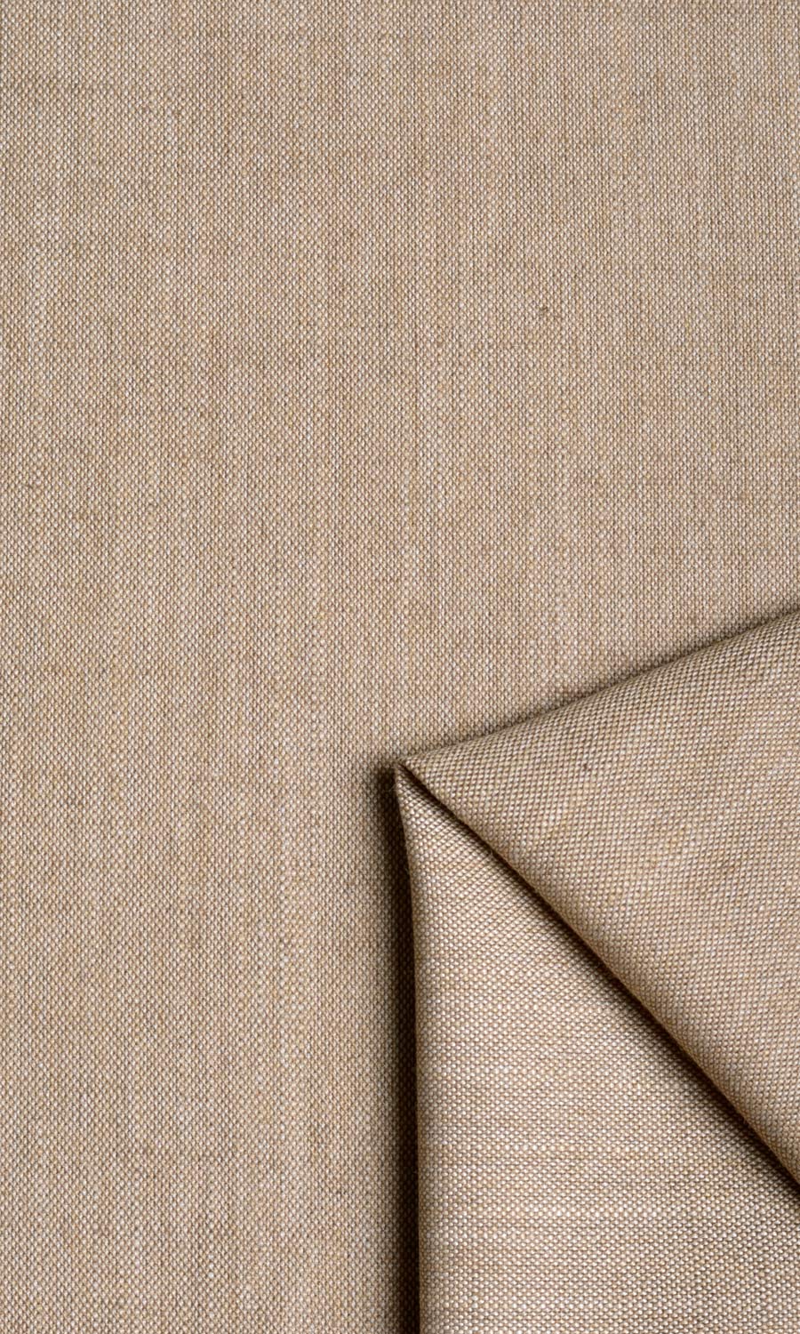 Plain Linen Texture Free Fabric Material Sample (Cinnamon Brown)