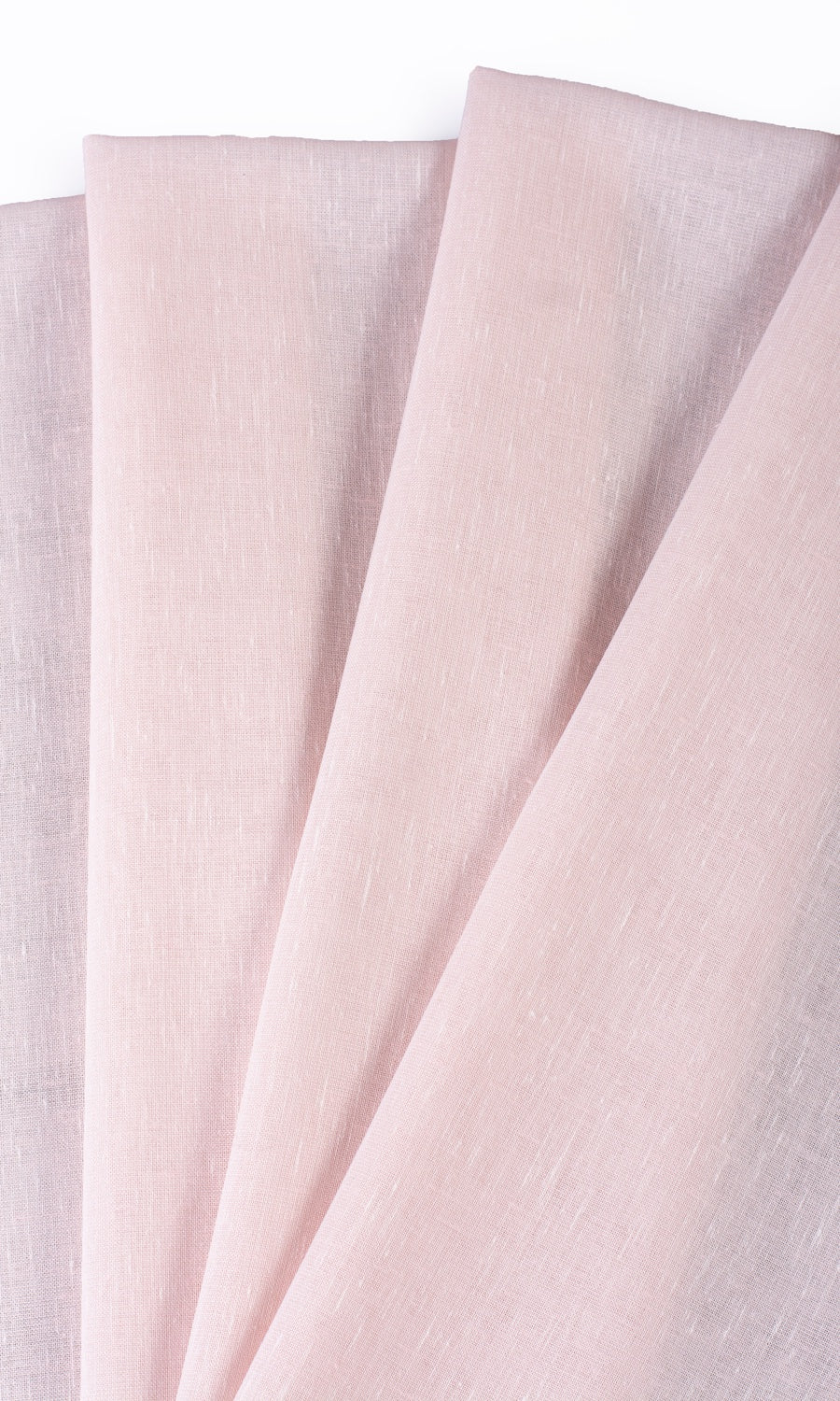 Plain Sheer Roman Blinds & Window Shades (Powder Pink)