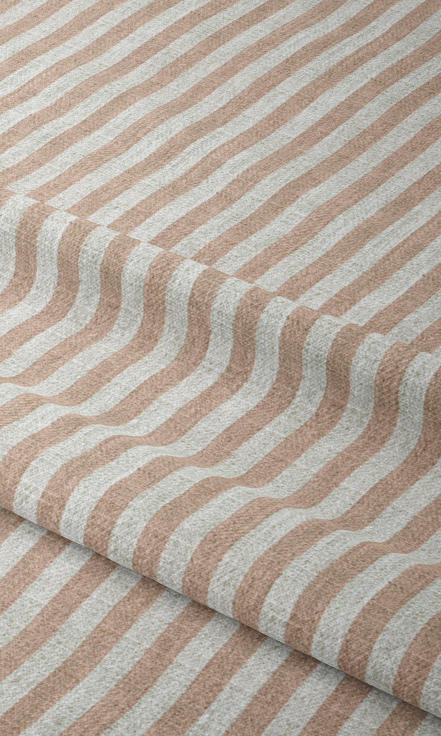Modern Striped Print Window Treatments Fabric Sample (Pink/ White)