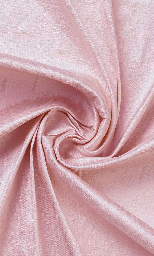 'Blushing Skies' Dupioni Silk Custom Size Roman Blinds (Pink)