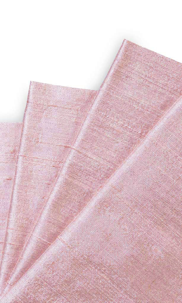 Dupioni Silk Roman Blinds (Pink) for Living, Bedroom, Kitchen, Bathroom