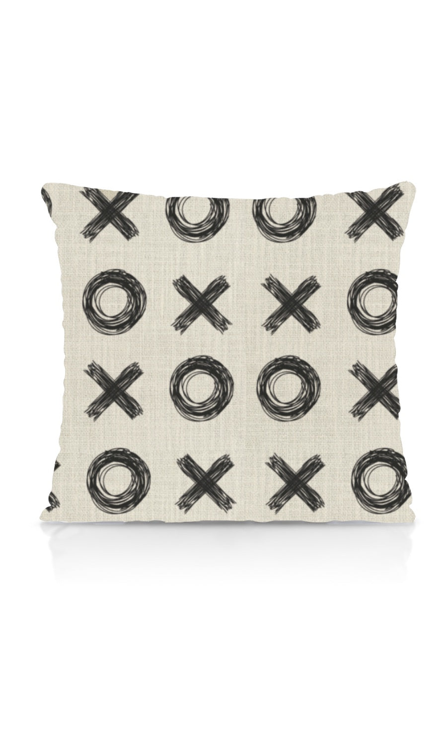 Print Home Textile Fabric Material By the Metre (Black/ Milky White)