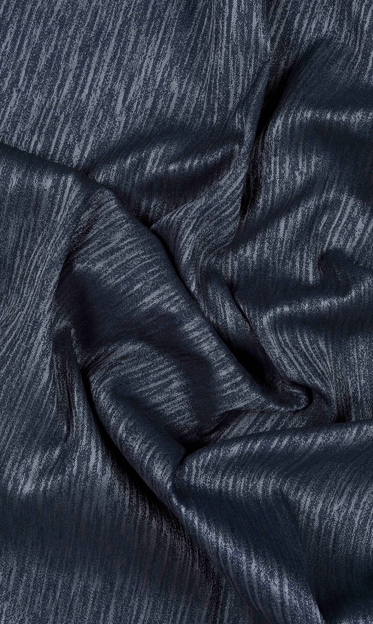 Textured Window Treatments Fabric Sample (Navy Blue)