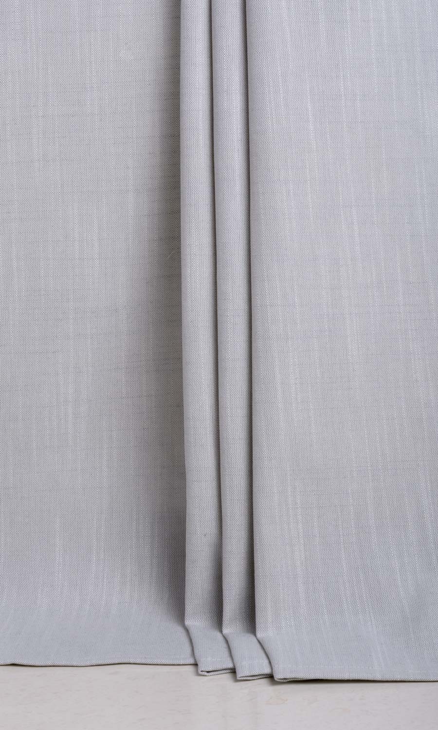 Plain Linen Texture Made-to-Measure Roman Blinds (Silver Grey)