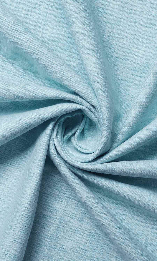 Cotton Blend Home Décor Fabric Sample (Light Blue)