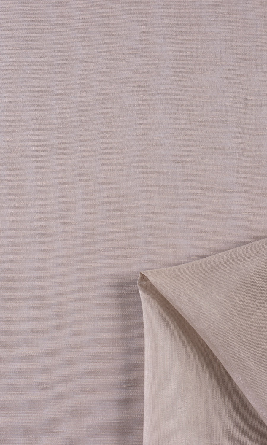 Textured Sheer Fabric Material By the Metre (Hazelwood Beige/ Brown)