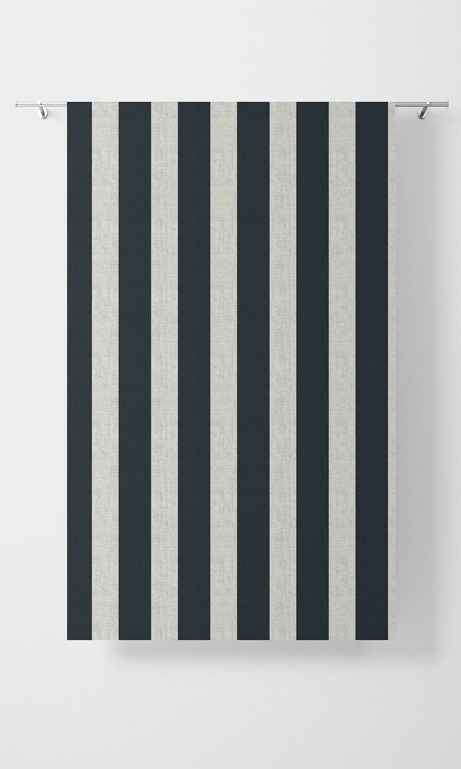 Striped Print Home Textile Fabric Material By the Metre (Blue/ White)