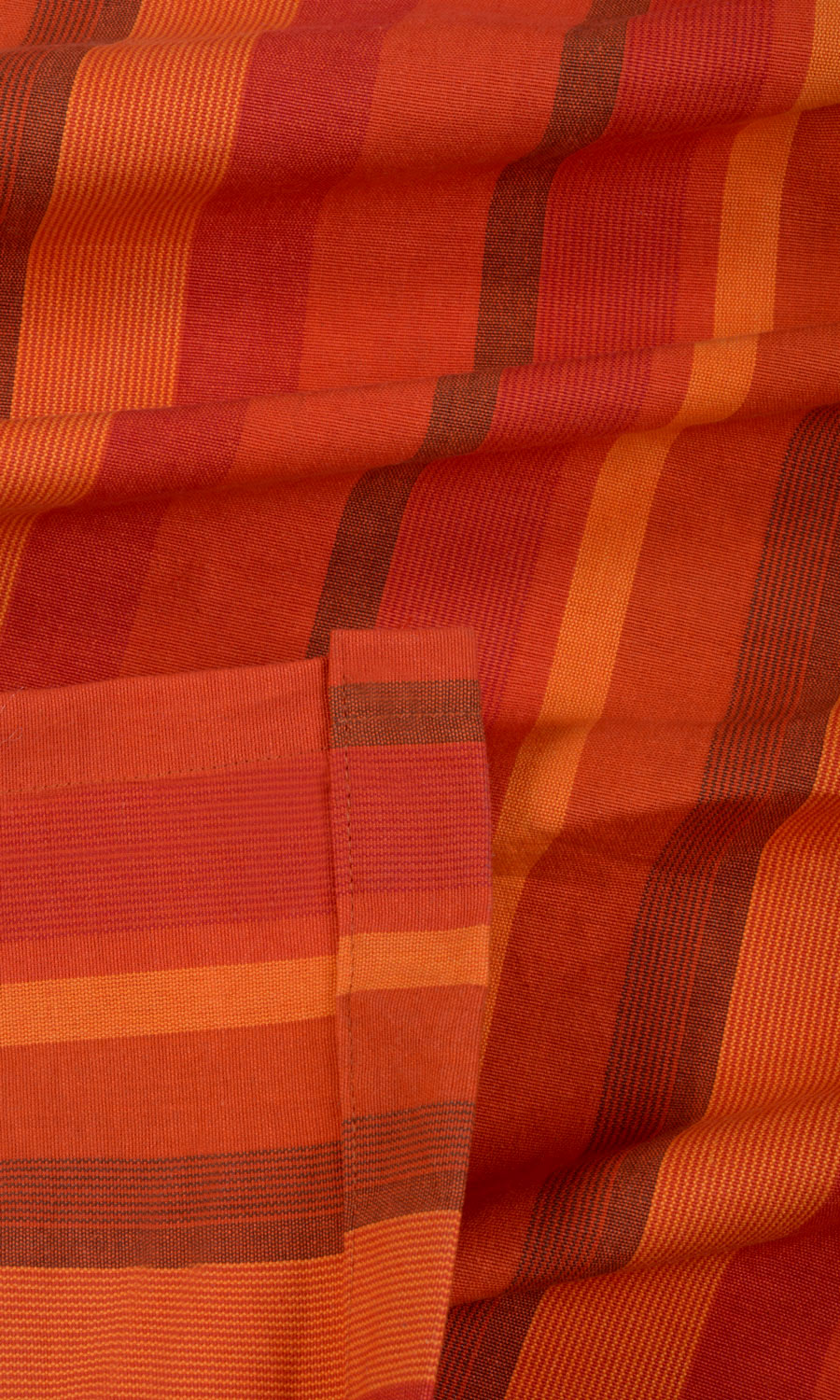 Cotton Made-to-Measure Roman Blinds (Red/ Orange)