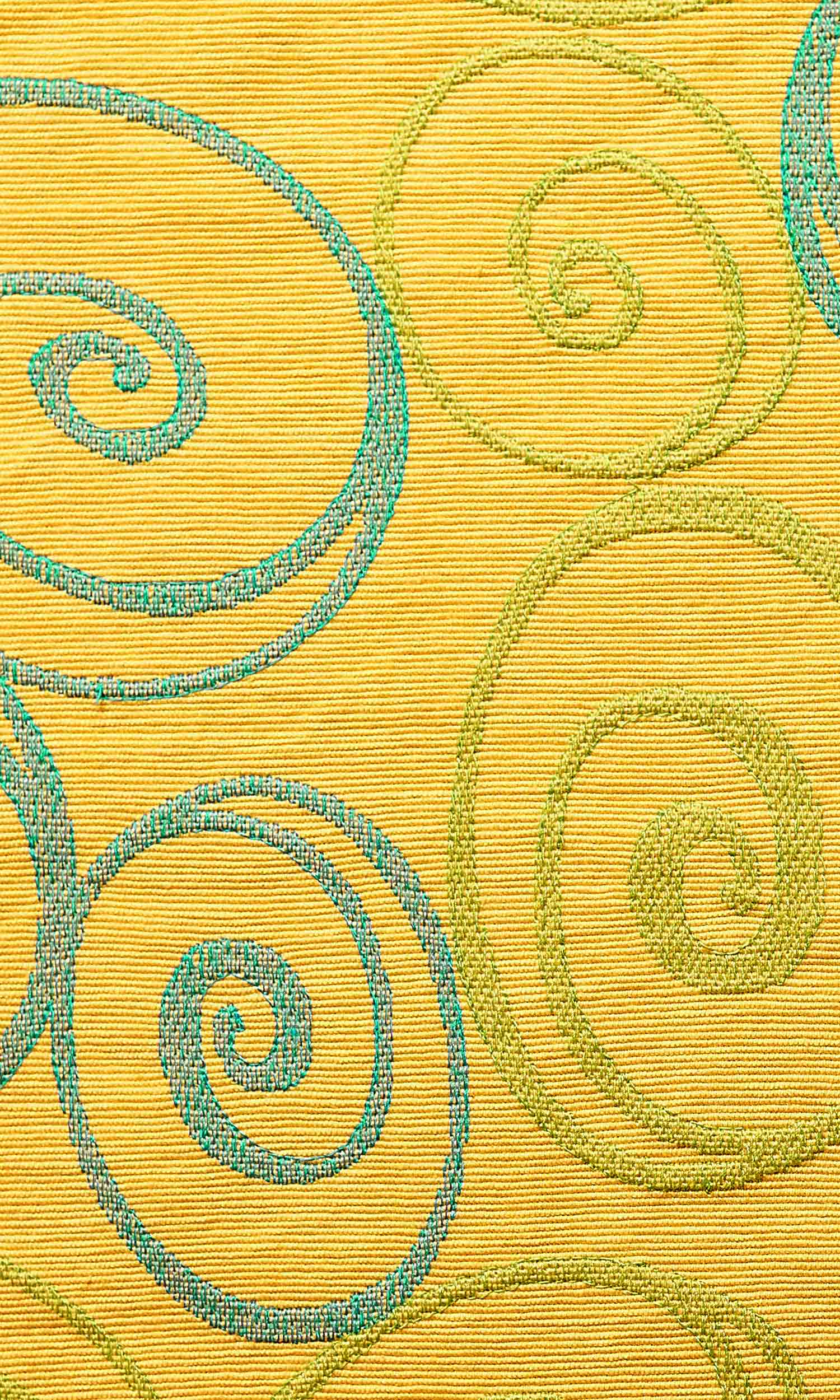 Cotton Home Textile Fabric Material By the Metre (Yellow Cotton)