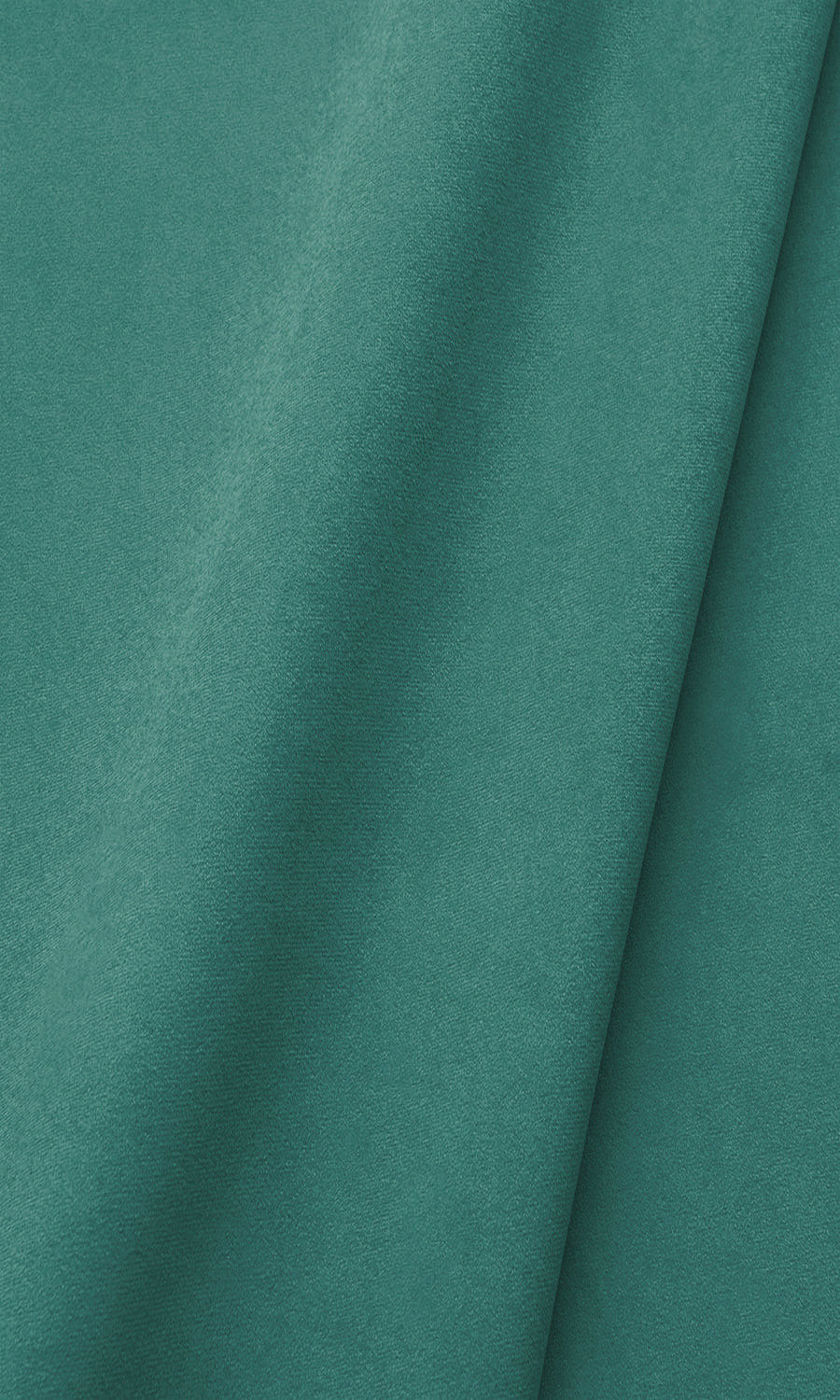 Velvet Window Treatments Fabric Sample (Teal/ Blue-Green)