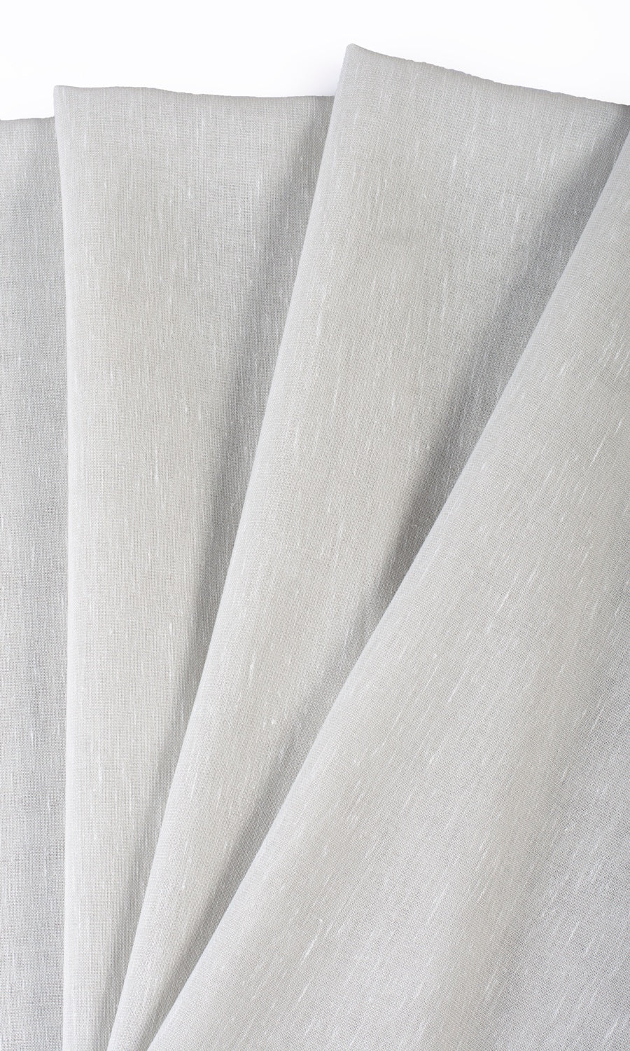 Plain Sheer Roman Blinds (Warm Gray) Extra Long Short Wide
