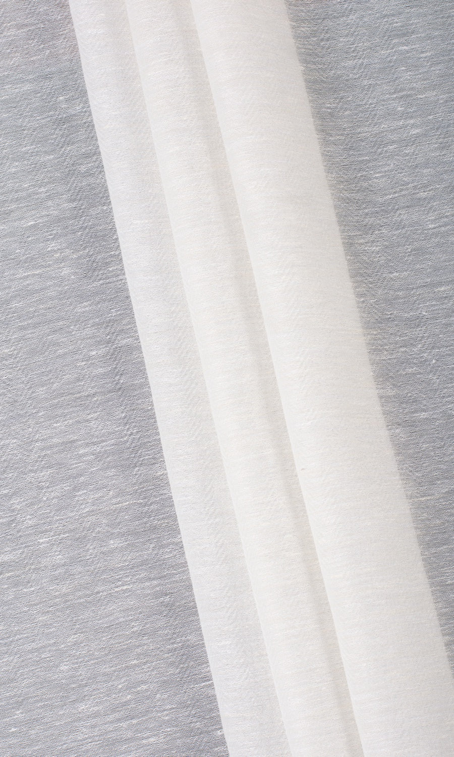 Textured Sheer Roman Shades (Warm White) for Living, Bedroom, Kitchen, Bathroom