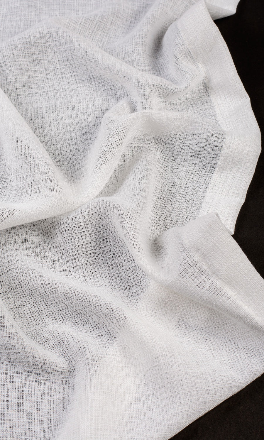 Plain Sheer Made-to-Measure Roman Blinds (White)