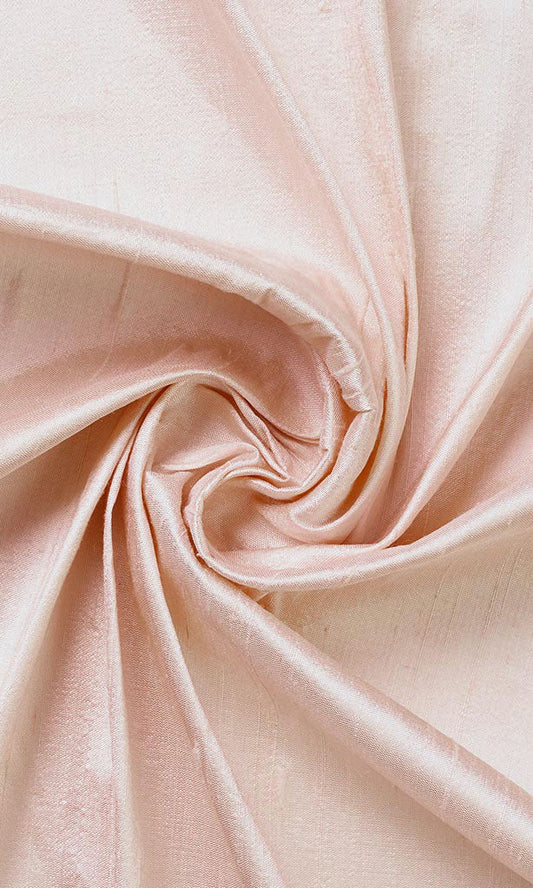 Dupioni Silk Home Décor Fabric Sample (Blush Pink)