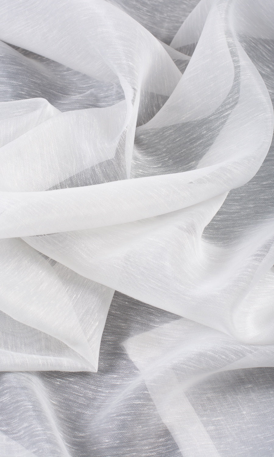 Sheer / Voile Made-to-Measure Roman Blinds (Snow White)