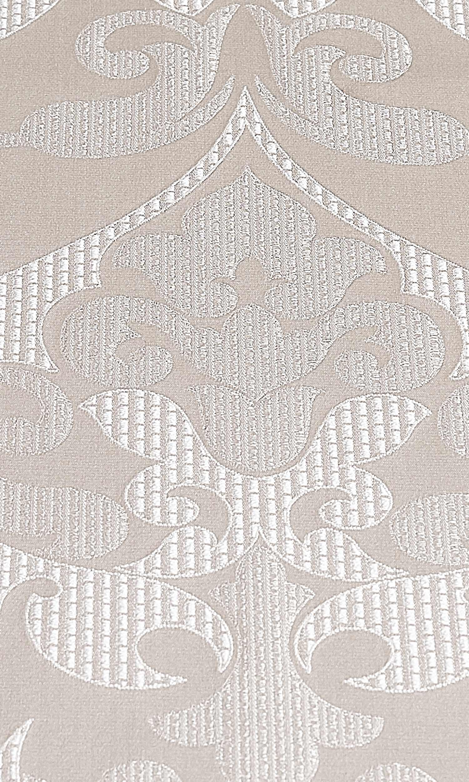 Self Patterned Home Textile Fabric Material By the Metre (Pale Beige/ Cream)