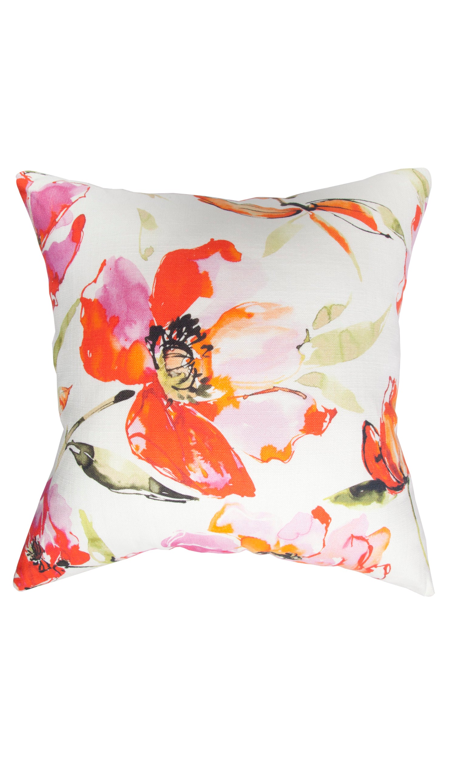 Floral Cotton Fabric Material By the Metre (Pink/ Purple)