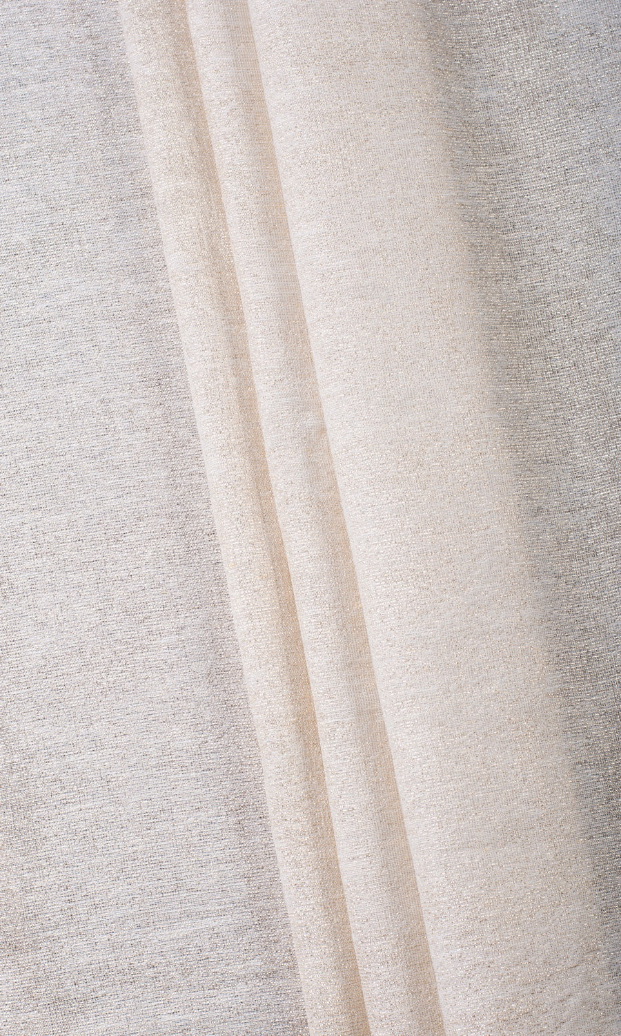Textured Flat, Plain, Fake, Faux, European Relaxed Roman Blinds (Ivory/ Golden)