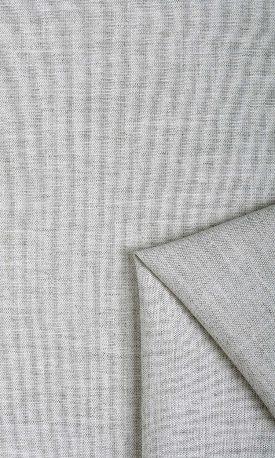 Plain Linen Textured Roman Blinds & Window Shades (Smoke White)