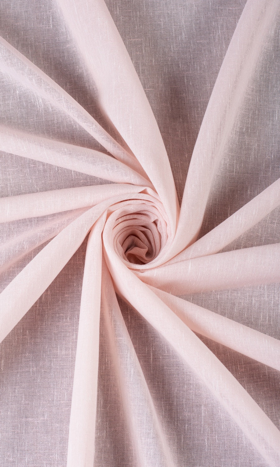 Plain Sheer Flat, Plain, Fake, Faux, European Relaxed Roman Blinds (Powder Pink)