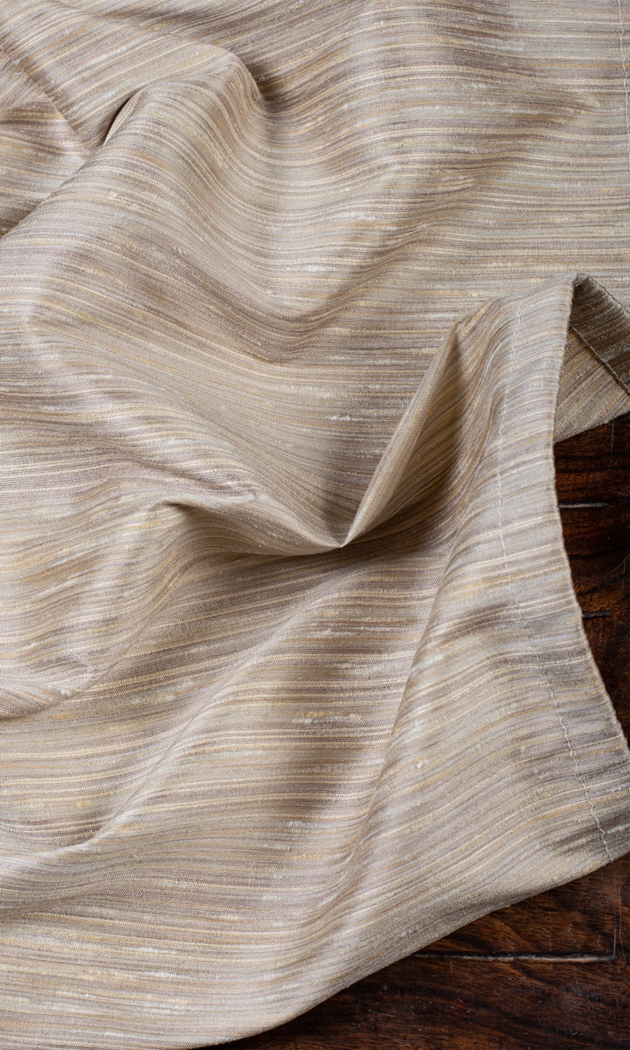 Faux Silk Roman Blinds & Window Shades (Sepia Beige)