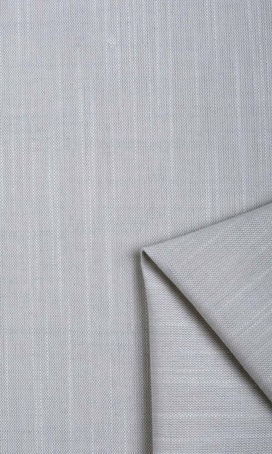 Plain Linen Texture Flat, Plain, Fake, Faux, European Relaxed Roman Blinds (Silver Grey)