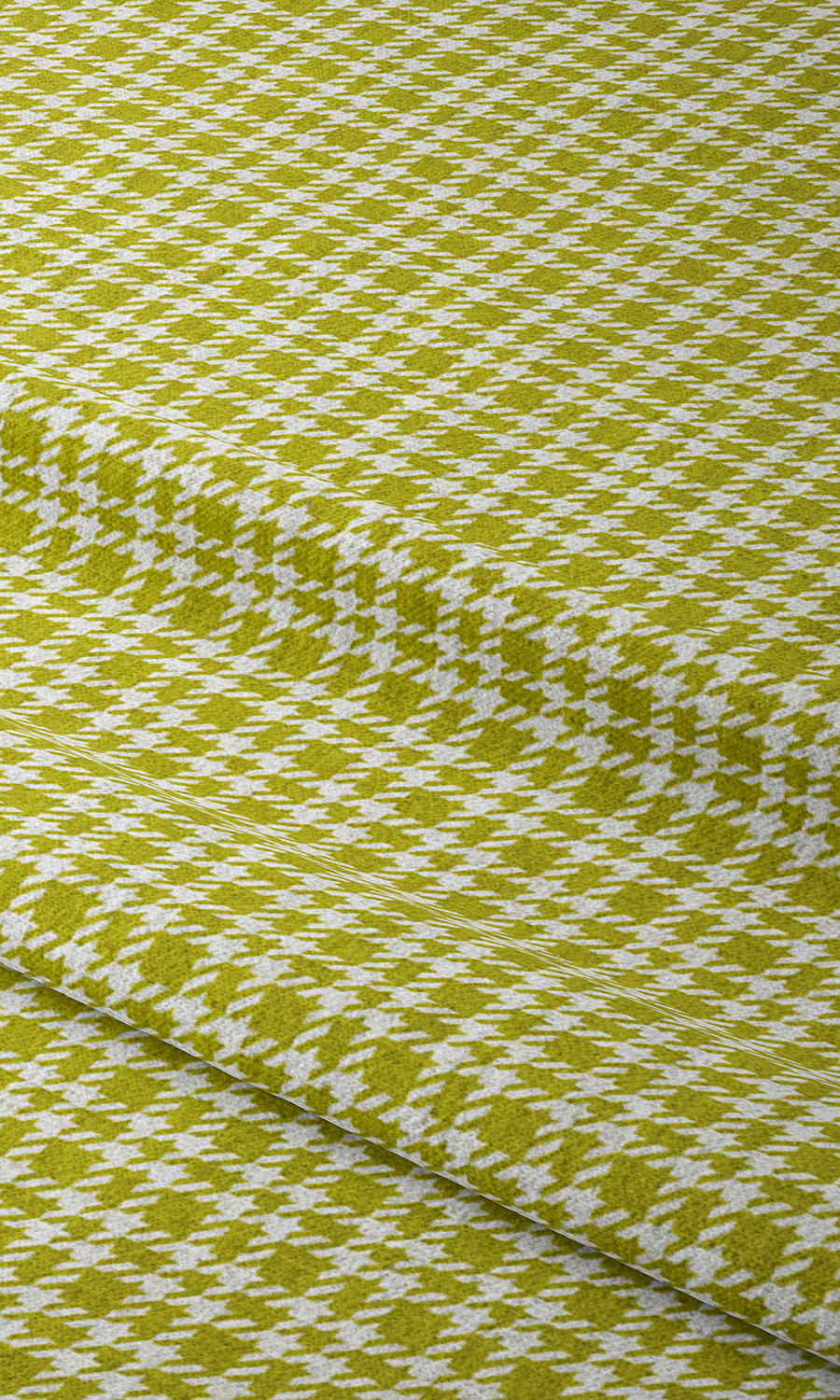 Check Patterned Flat, Plain, Fake, Faux, European Relaxed Roman Blinds (Apple Green)