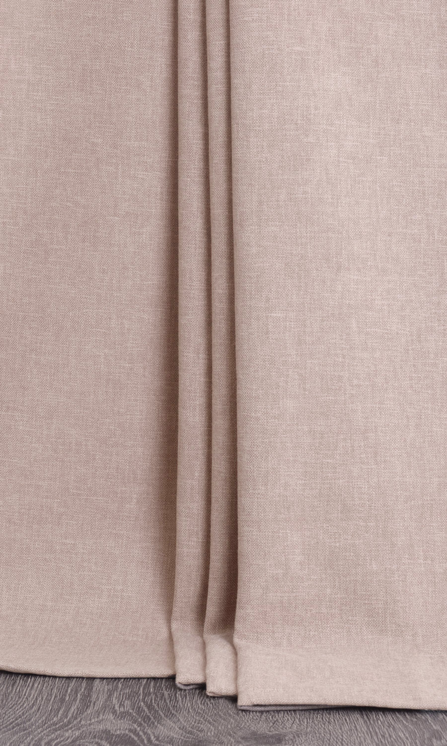 Linen Blend Window Treatments Fabric By the Metre (Pale Beige)