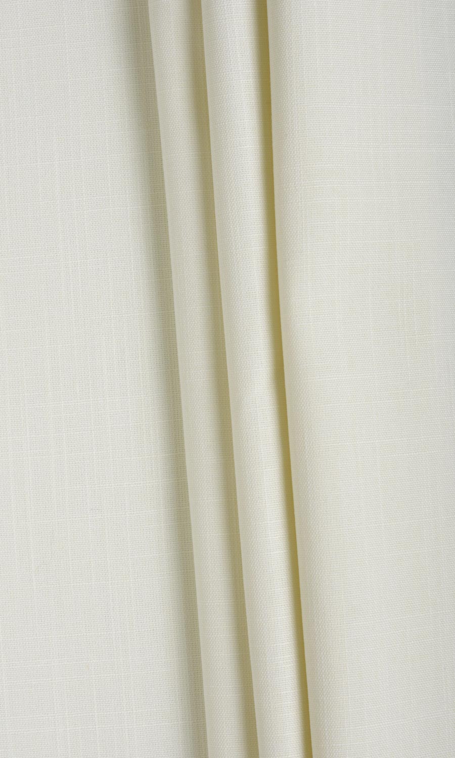 Plain Linen Texture Flat, Plain, Fake, Faux, European Relaxed Roman Blinds (White)