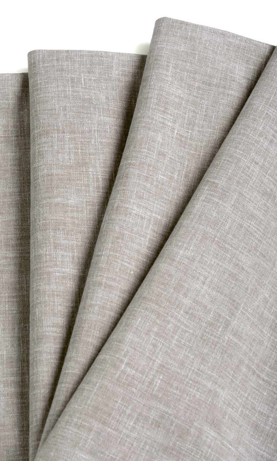 Poly-Cotton Blend Shades (Warm Grey) for Living, Bedroom, Kitchen, Bathroom