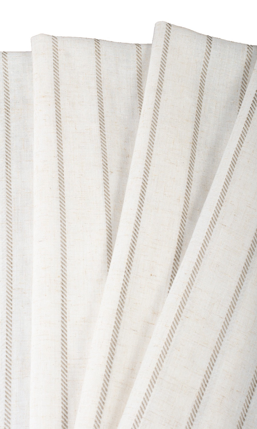 Striped Sheer Roman Blinds & Window Shades (Cream/ Brown)