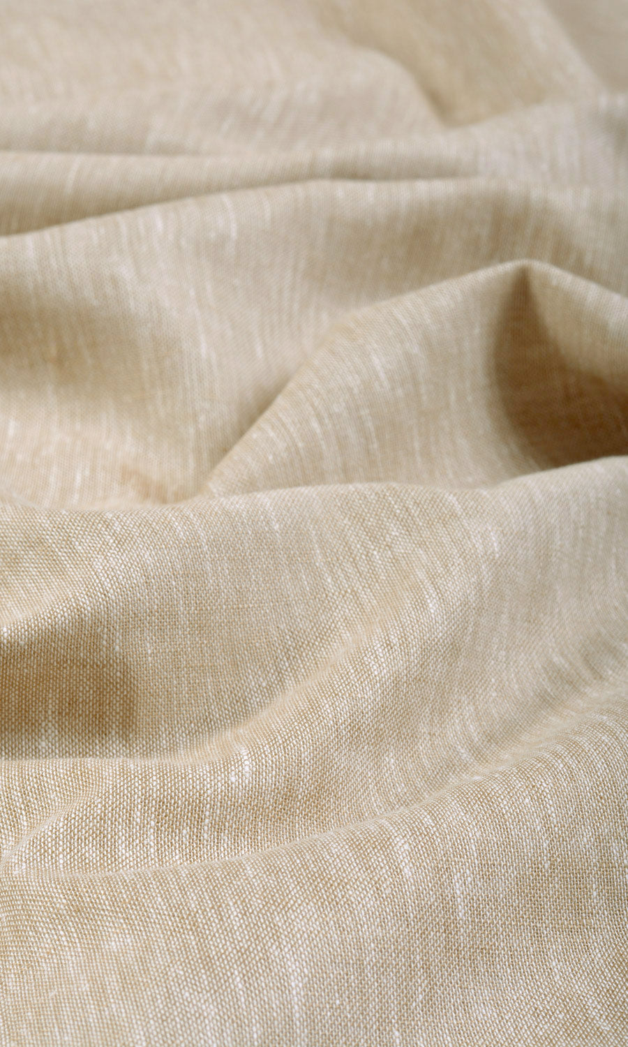 Sheer Linen Roman Blinds & Window Shades (Beige)