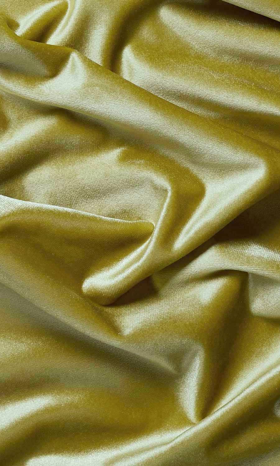 Velvet Window Treatments Fabric Sample (Green)