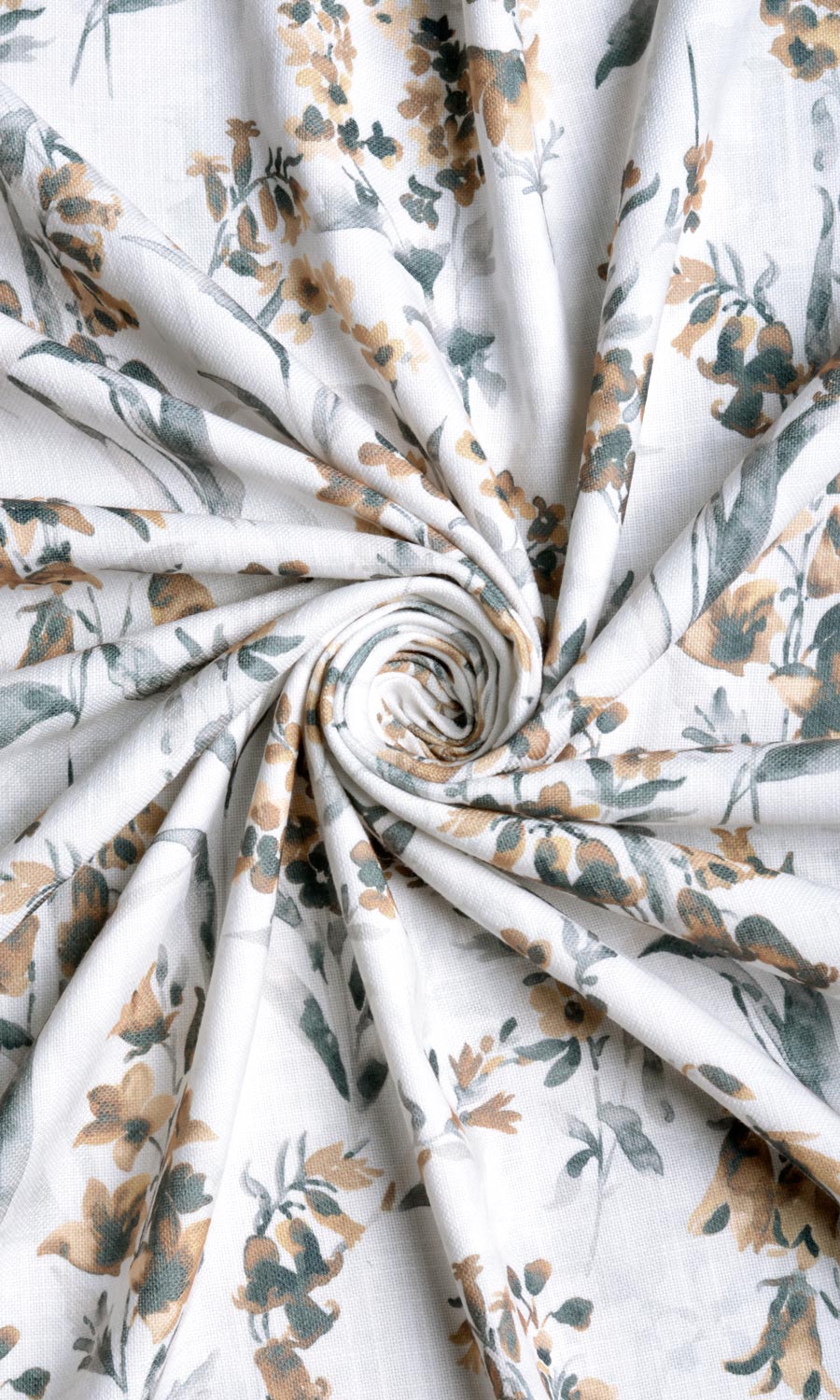 Floral Print Any Size Style Roman Blinds (Beige/ Brown)