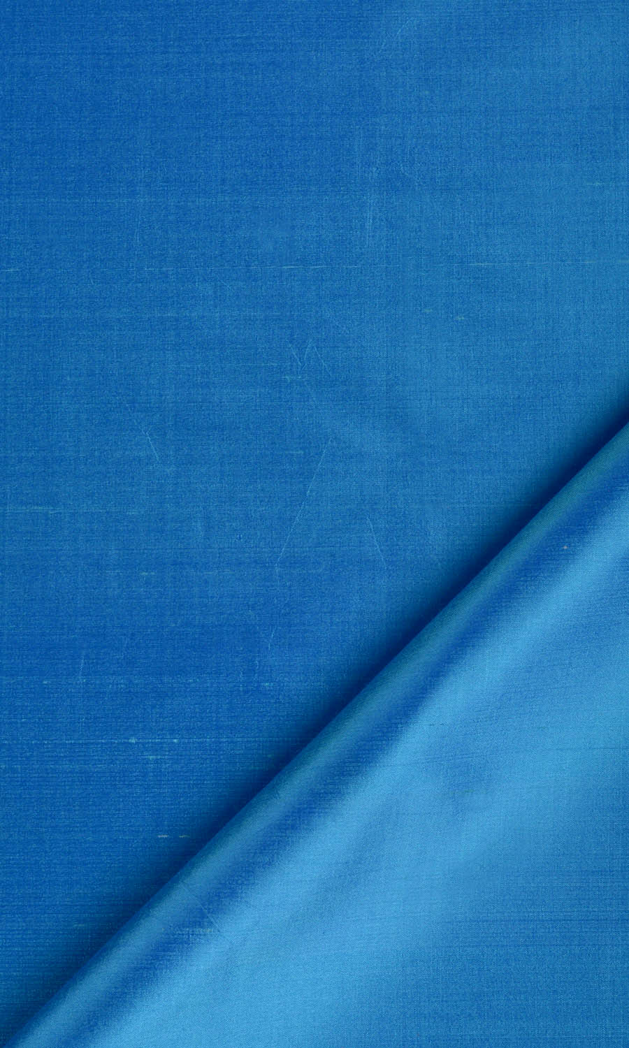 Shantung Silk Roman Blinds & Window Shades (Azure Blue)