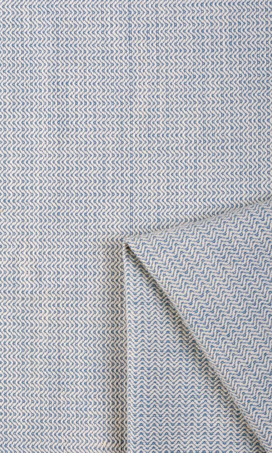 Textured  Fabric Blinds (Blue) Extra Long Short Wide