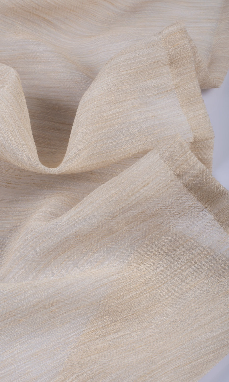 Sheer Any Size Style Roman Blinds (Pale Beige)