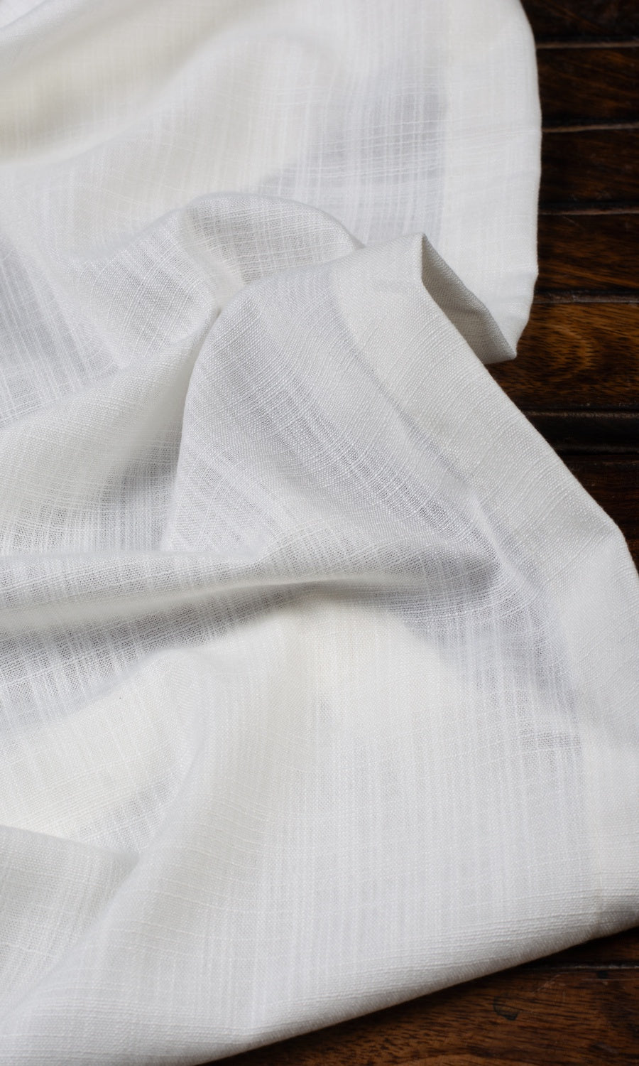 Semi-Sheer Any Size Style Roman Blinds (White)