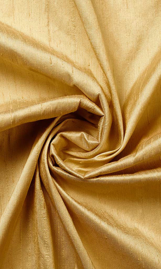 Pure Silk Roman Shades (Golden Yellow)