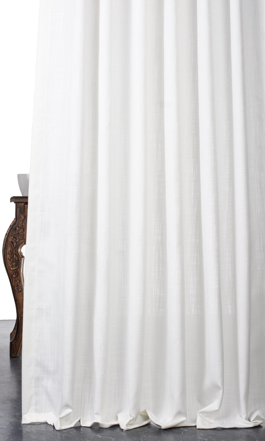 Semi-Sheer Window Treatments Fabric By the Metre (White)