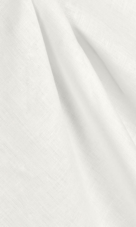 Cotton-Linen Blend Home Décor Fabric By the Metre (White)