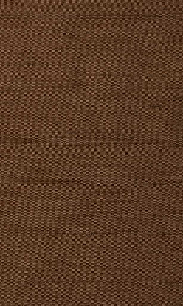 Dupioni Silk Home Textile Fabric Material By the Metre (Brown)