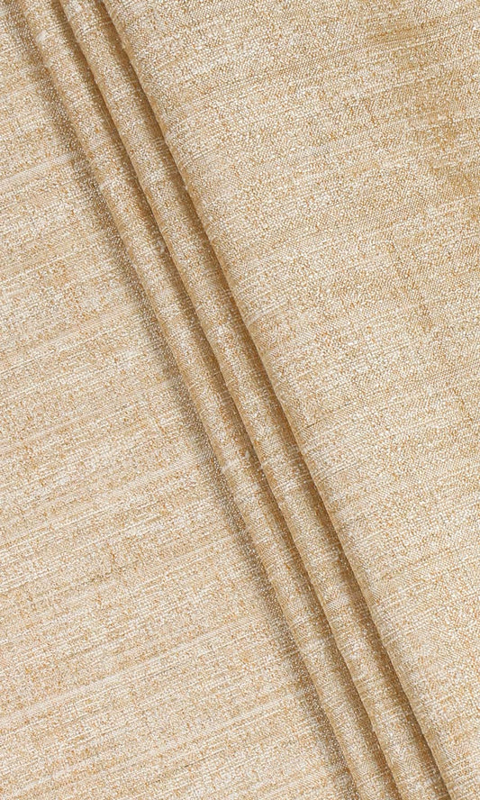 Faux Silk Textured Home Décor Fabric Sample (Golden Beige)