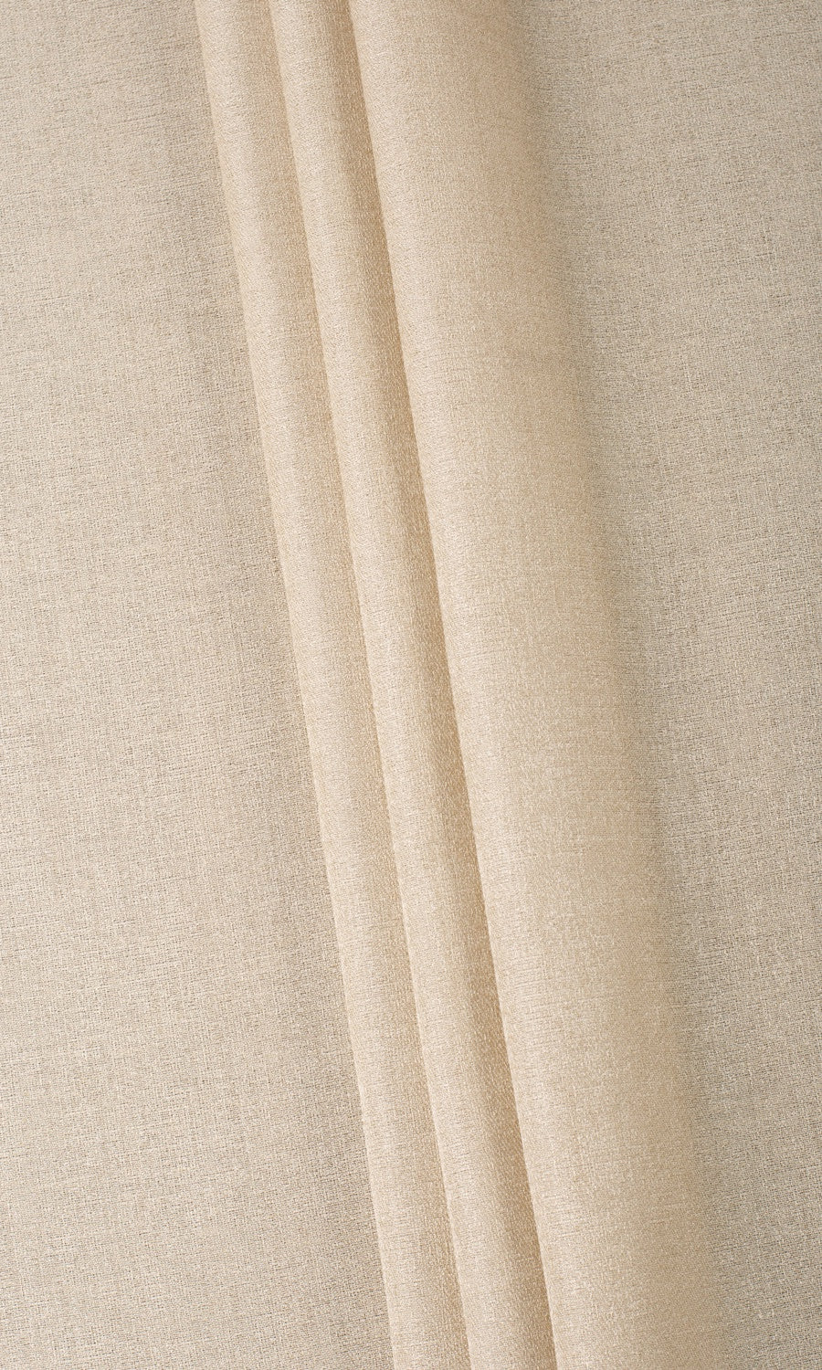 Plain Sheer Home Textile Fabric Material Sample (Hazelnut Beige)