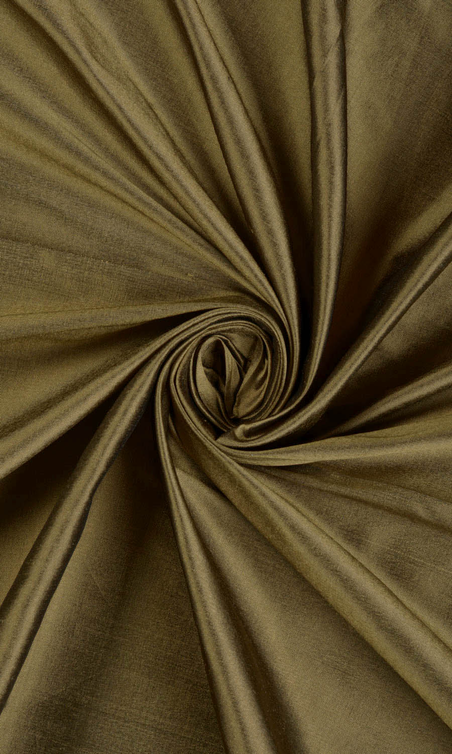 Shantung Silk Home Décor Fabric By the Metre (Dark Olive Green)